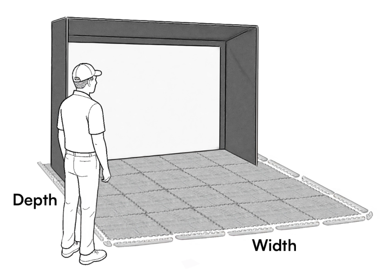 golf sim floor image