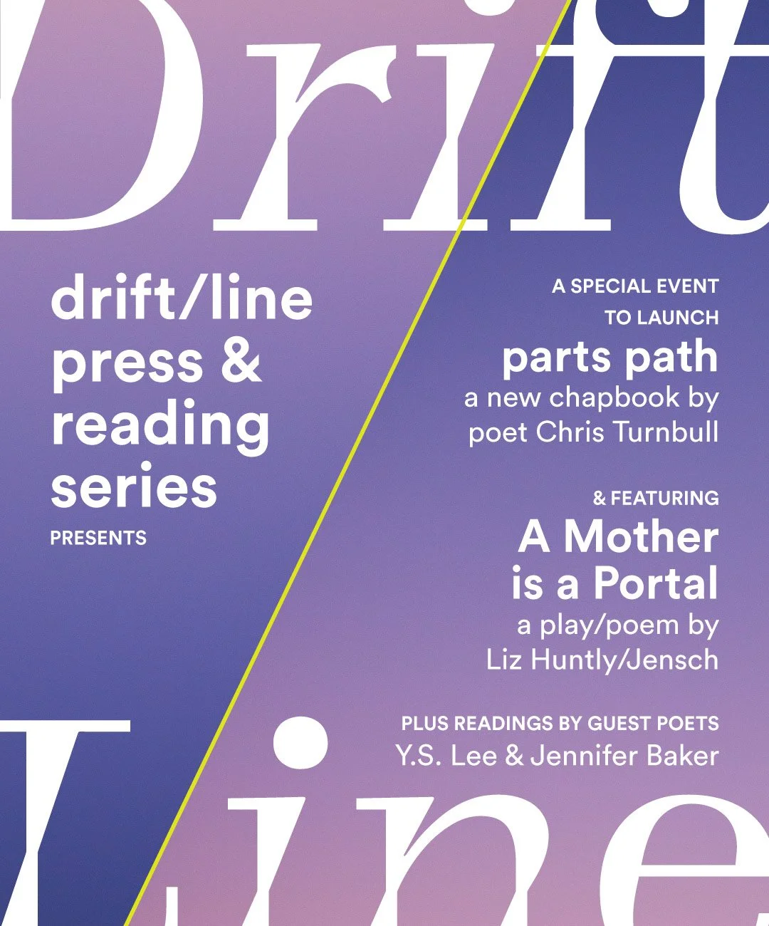 Drift/line launch and reading