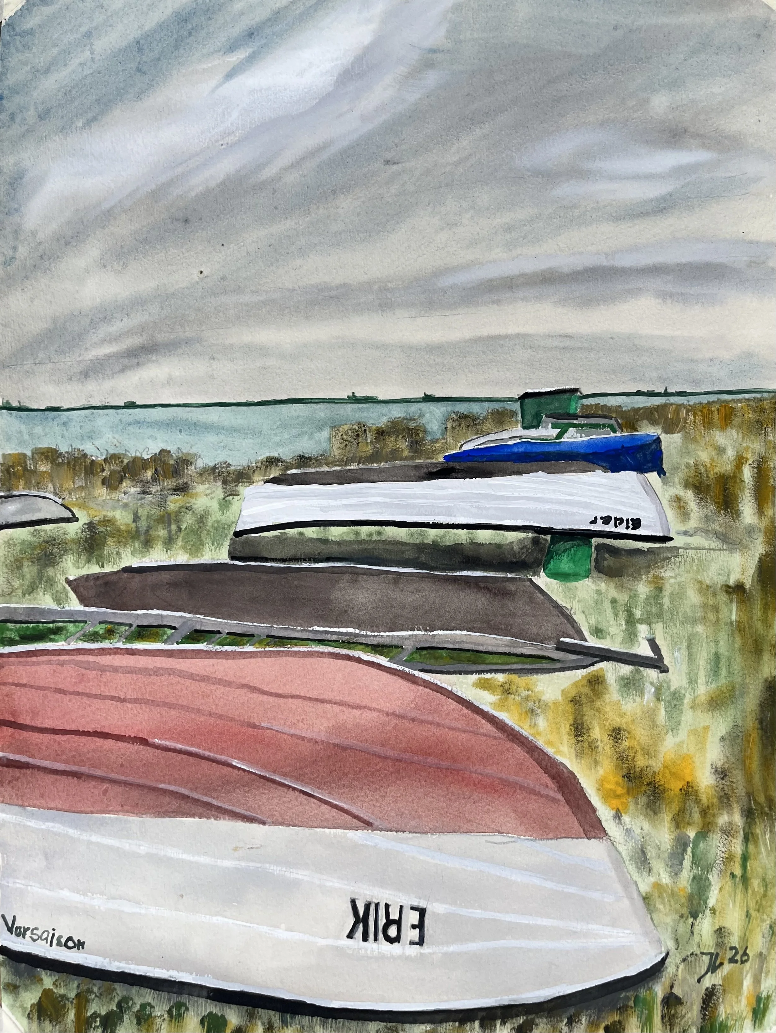 „Vorsaison“ - 2026 Gouache 44/32
Besitzerin: Suse, Rheinsberg