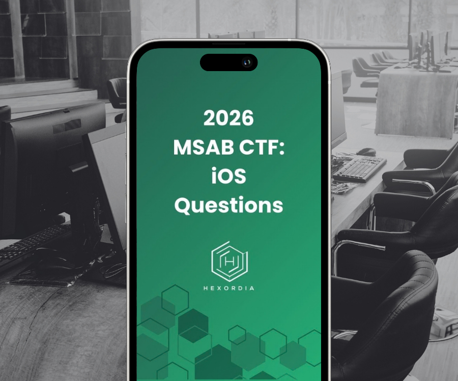 2026 MSAB CTF: iOS Questions