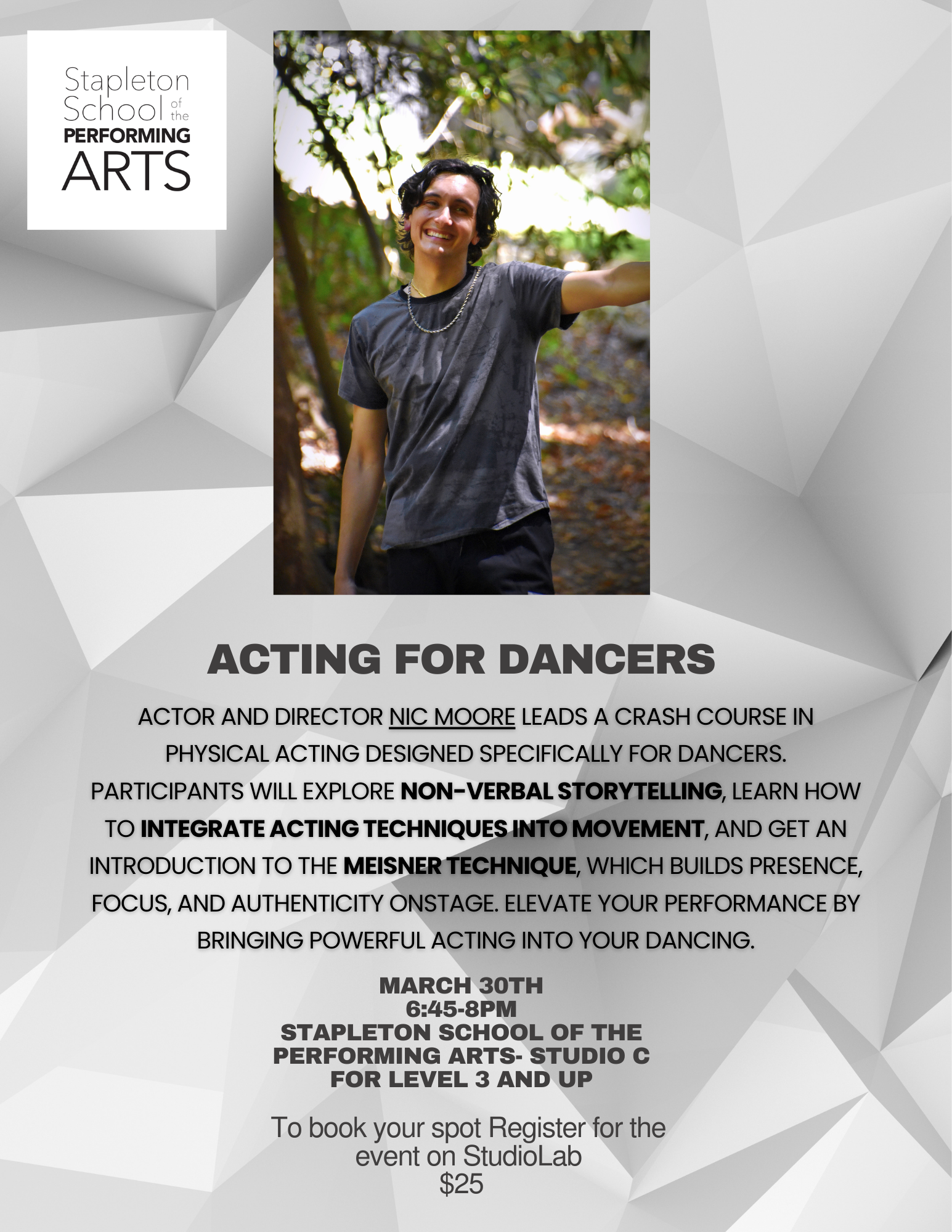 Nic Moore Acting for Dancers flyer.png