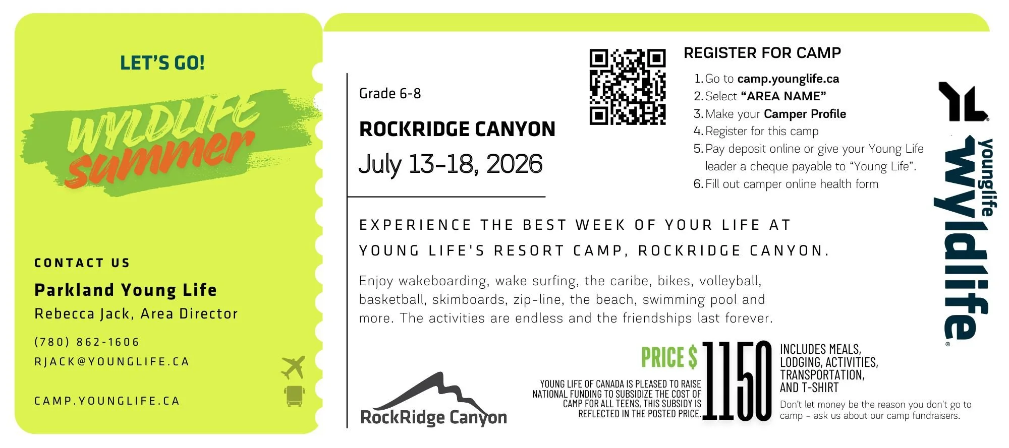 WYLdLife Camp Info