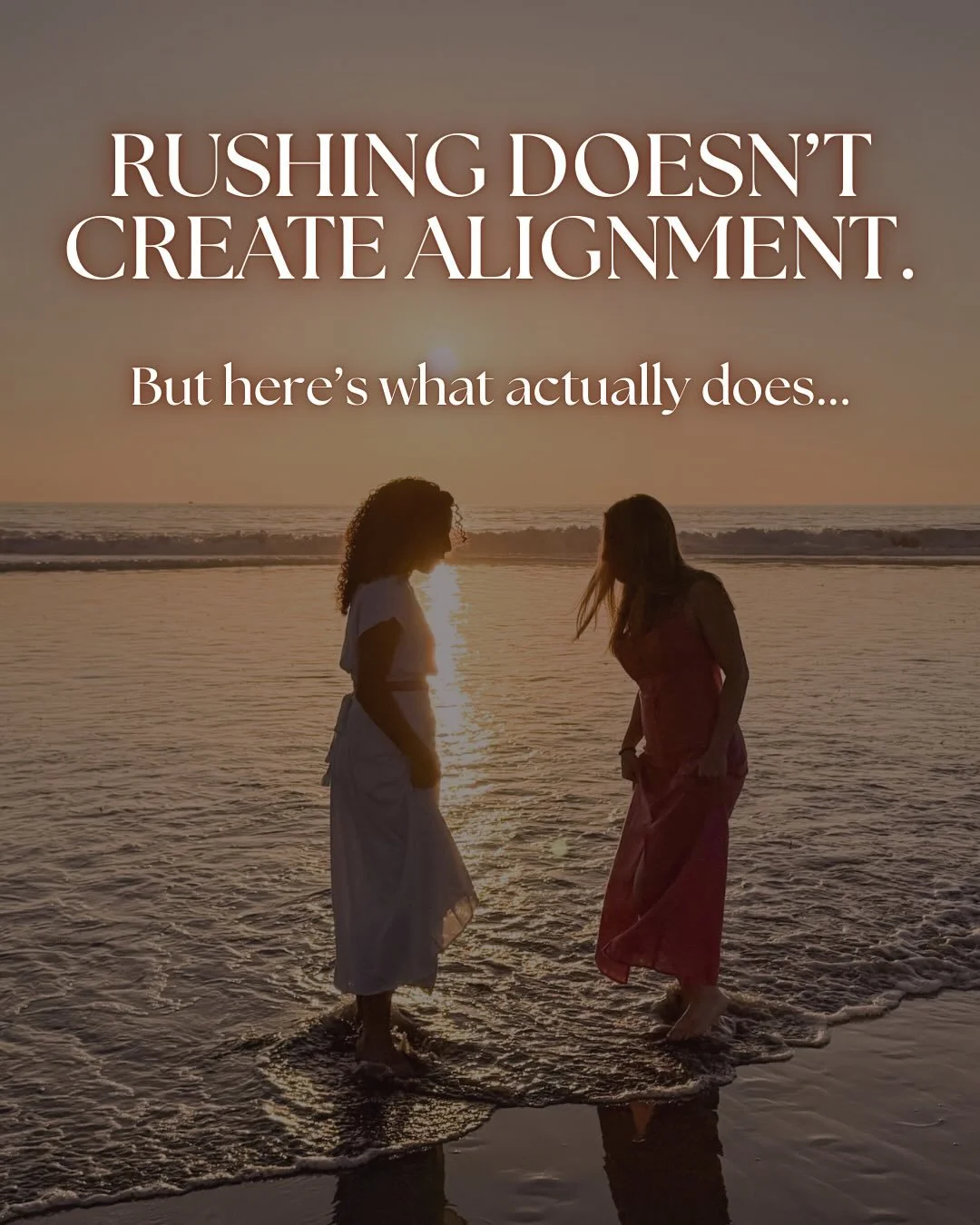 Yesterday I sat down to meditate&hellip; and if I&rsquo;m honest, I wasn&rsquo;t in a peaceful, surrendered state.

I could feel myself in &ldquo;doing mode.&rdquo;

My mind wanted momentum. Progress. Forward movement. But underneath that, I felt the