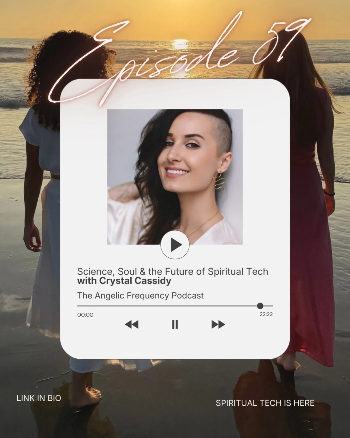 What if the device you reach for all day&hellip;
could actually bring you back to yourself?

In Episode 59 of The Angelic Frequency Podcast, we sit down with Crystal Cassidy, founder of @soulpod_app &mdash;a wellness app designed for people who live 