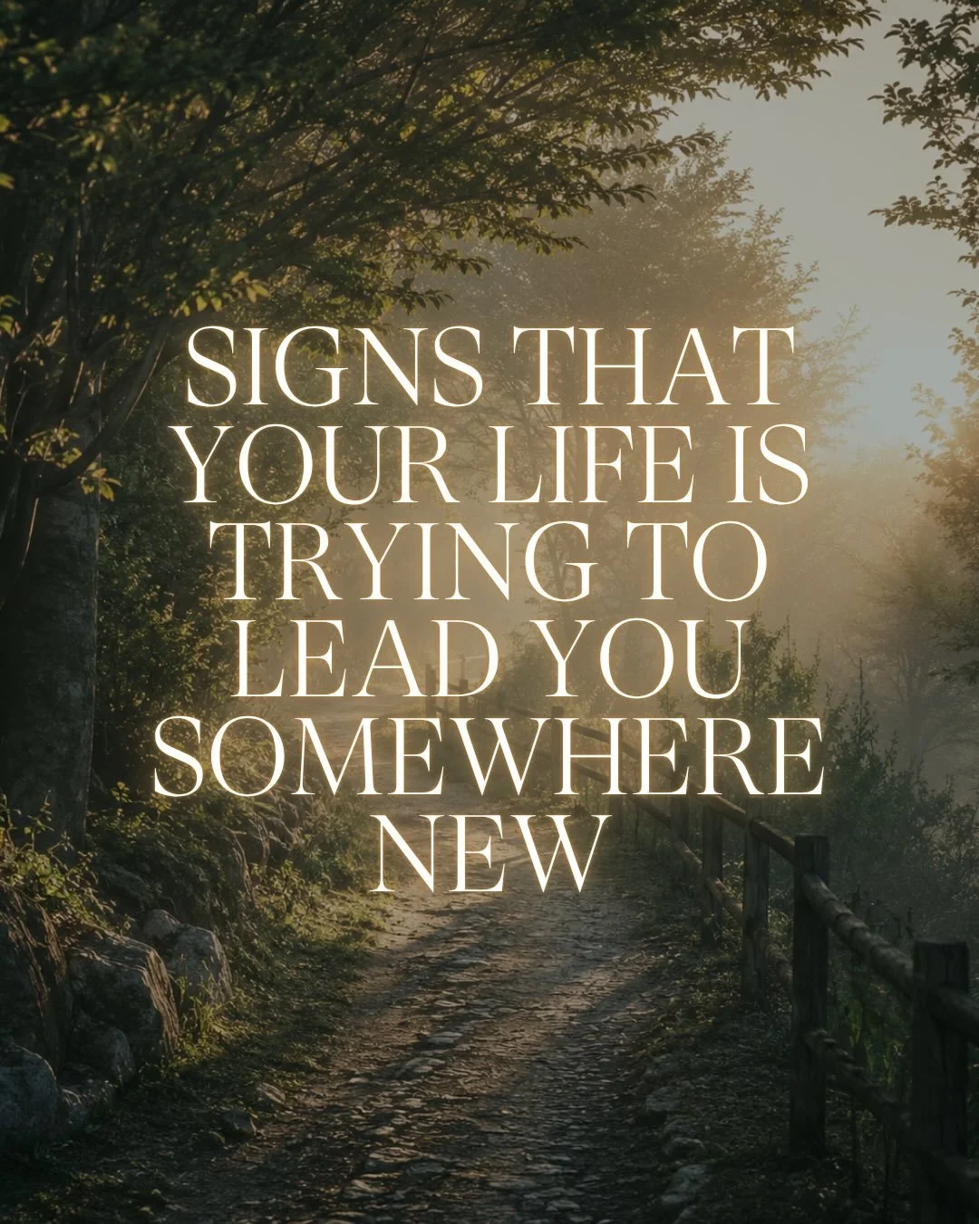 One of the things I&rsquo;ve noticed over the years is that when life is preparing to lead you somewhere new, it rarely begins with clarity.

It usually begins with questions like:

&ldquo;Should I leave the job?&rdquo;
&ldquo;Why do I feel so restle