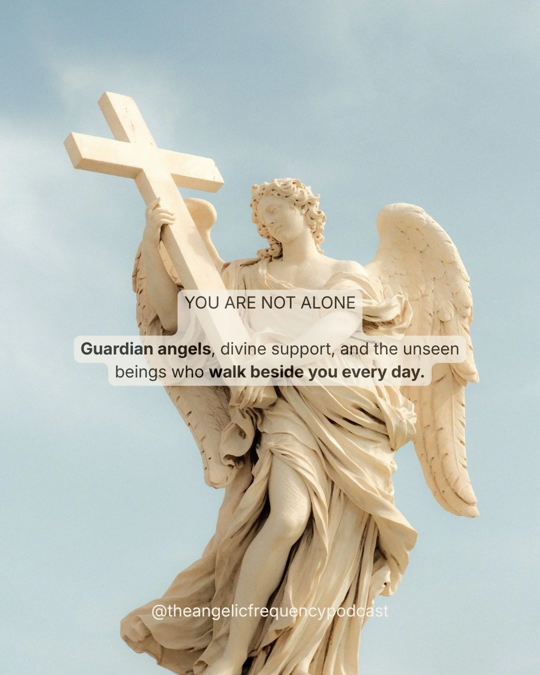 There is something incredibly comforting about remembering that you don't have to navigate life on your own.

In this week's conversation, we explored guardian angels, how they communicate with us, why many people have more than one guardian angel, a