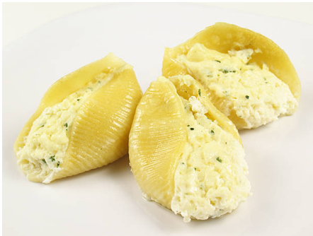 Stuffed shells Florentine - 2 pans 8"x8," ready to freeze or cook