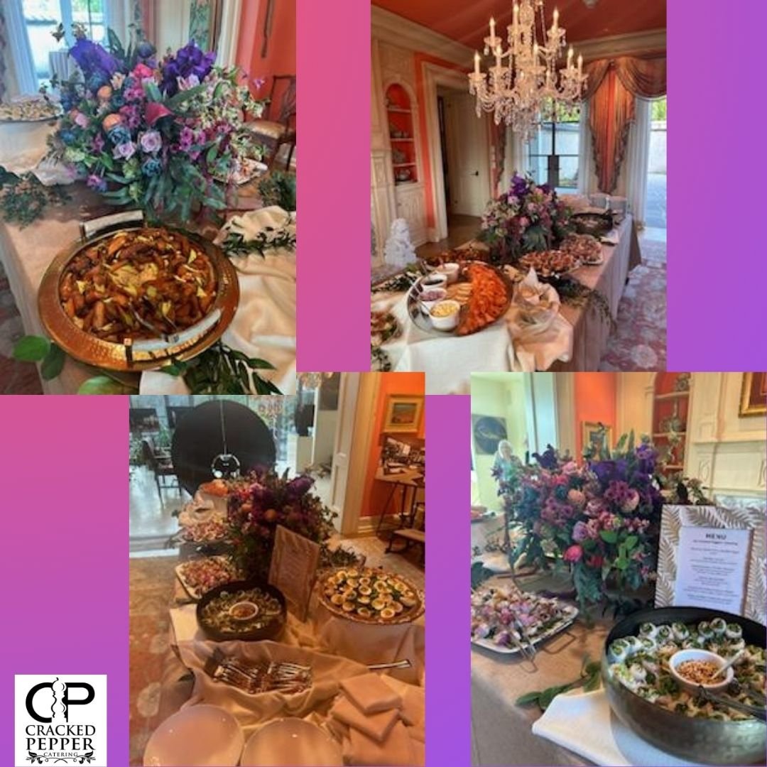 What a beautiful event in a gorgeous home!! We were honored to be a part of it!  @crackedpepperlancaster  #lancasterpa #catering #food #partyathome #event  info@crackedpepperlancaster.com  www.crackedpepperlancaster.com  www.peppertheocafe.com