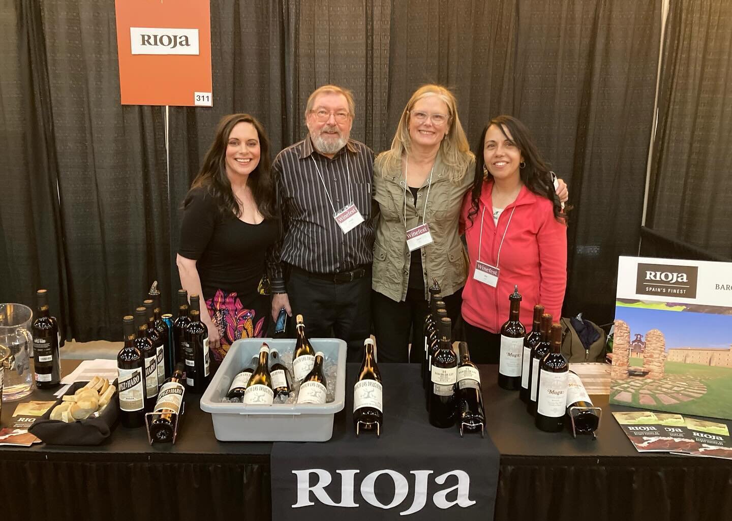 Come say hi! I have pleasure of representing @riojawine at the Calgary Winefest this weekend. Rioja is the Featured Wine Region this year. I am at booth 311 and as you can see we have some amazing wines open for tasting. Find out why Rioja is Spain&r