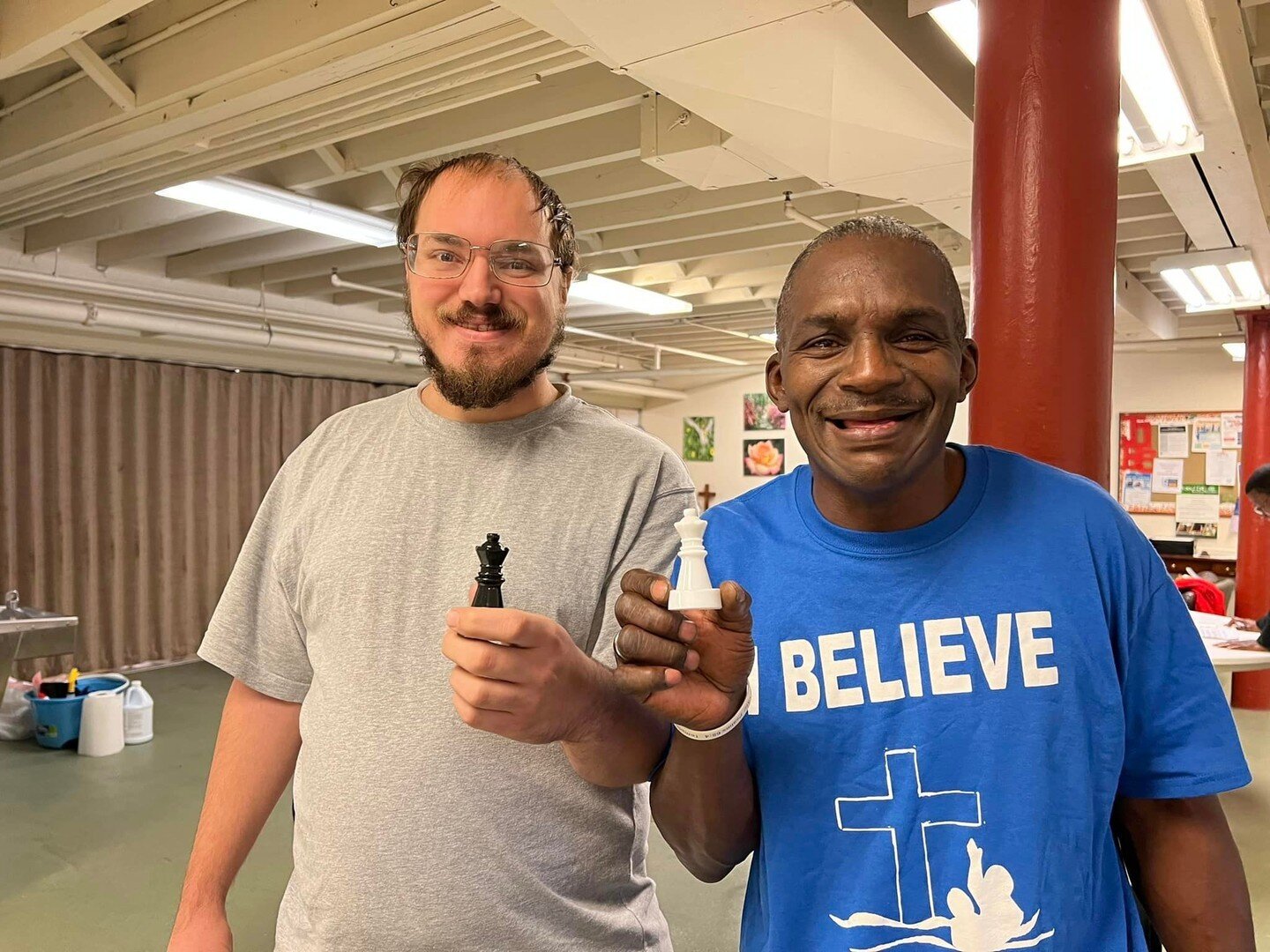 Life transformation for our Guests and Residents is the reason why we do what we do. We are happy to share that Andrew, pictured above on the left, will be starting a new job soon after spending time in Whosoever Gospel Mission&rsquo;s New Life Progr
