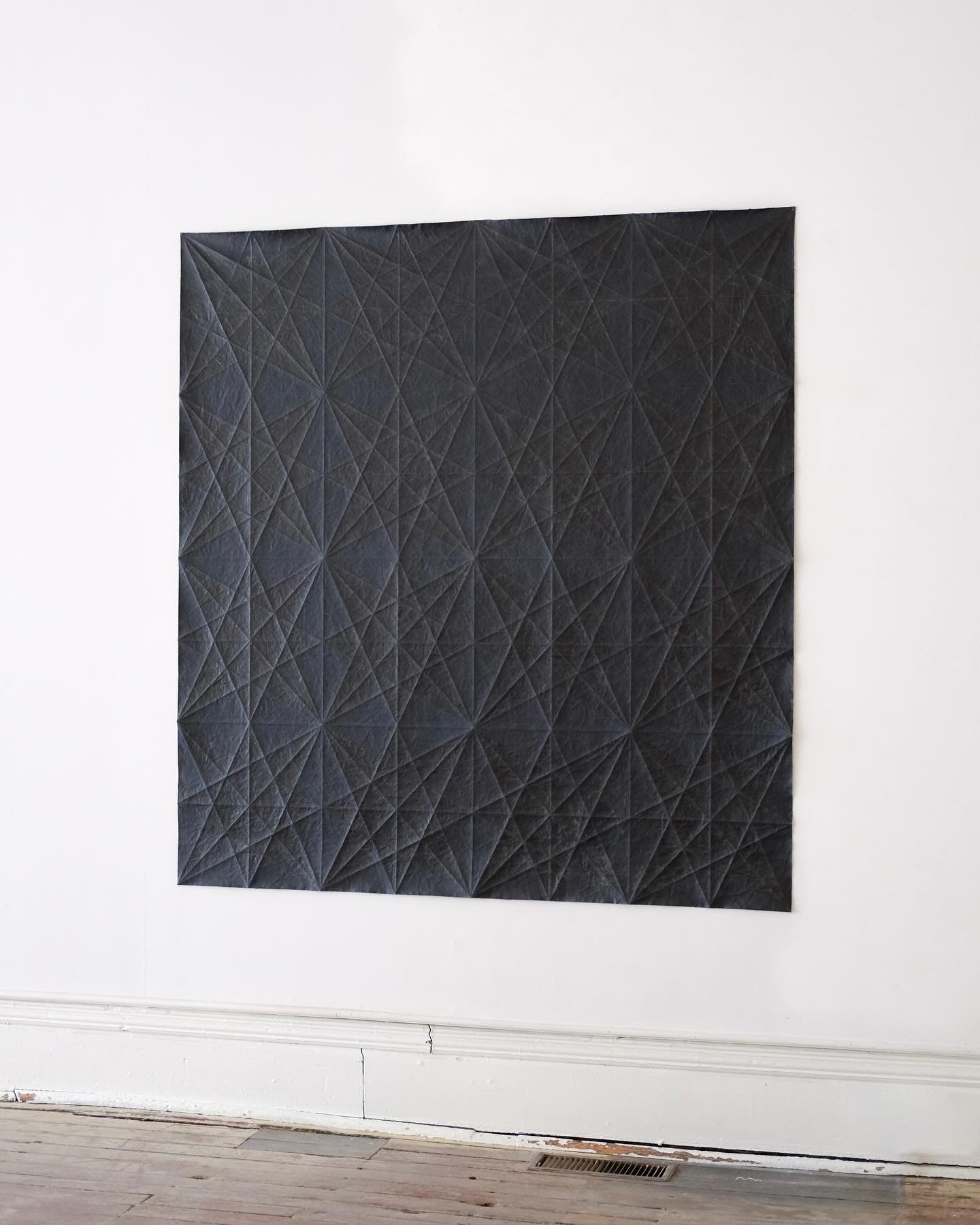 Had to run it back with another angle of this one.

&ldquo;Even when it&rsquo;s dark out&rdquo;, 2024. Acrylic, natural dye and gel medium on canvas, 61 x 64 inches.