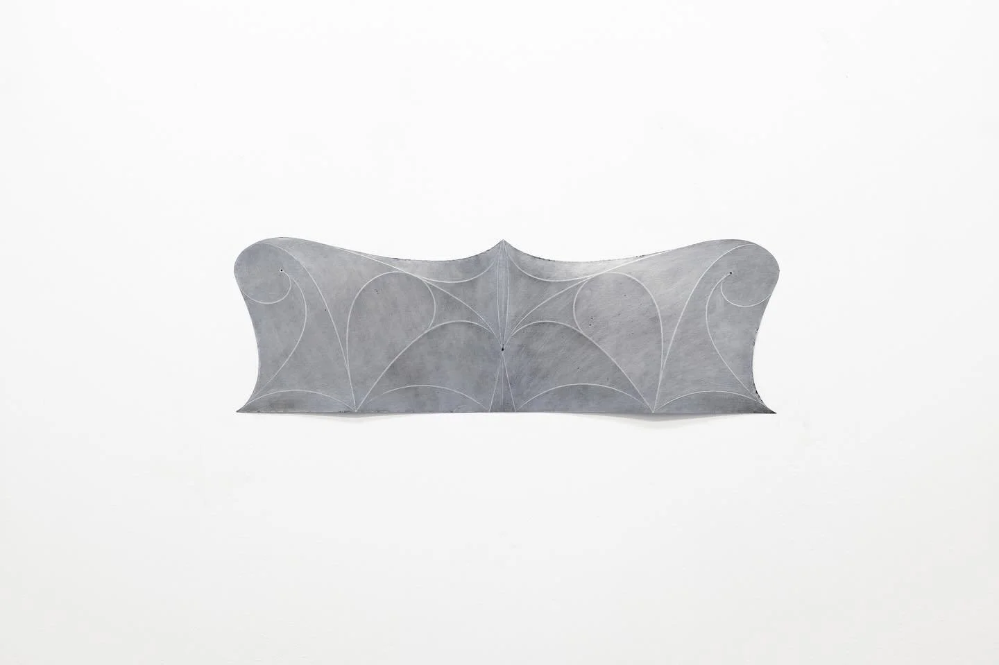 My show signal fire is still up till the 11th go check it out before it&rsquo;s gone

Inventory Item III, Folded galvanized steel, 20 x 30, 2025