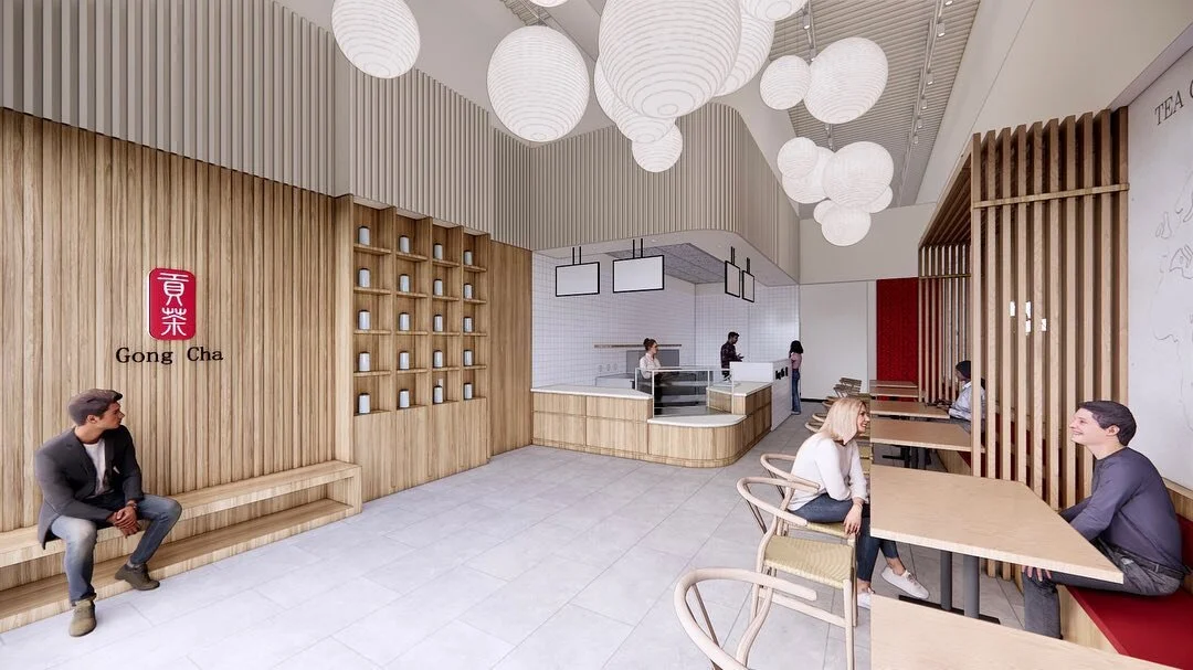 👀Sneak peek of new location of @gongchatea in Heights Houston area! Under construction now！ 🚧 🤩

A combination of contemporary and traditional architectural elements that elevate your boba experience. 😉

#interiordesign #gongcha #heights #heights