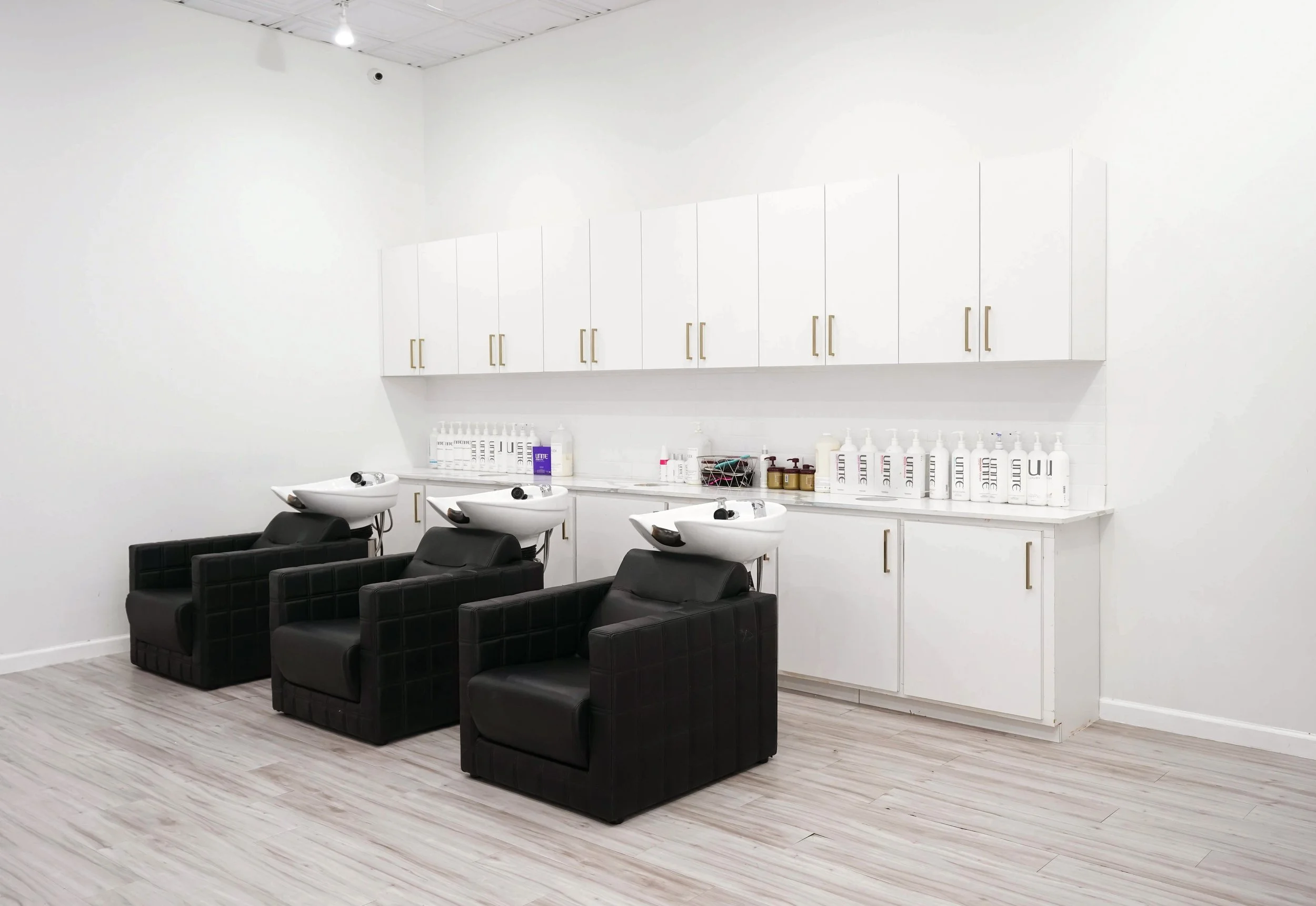 Modern hair studio interior design