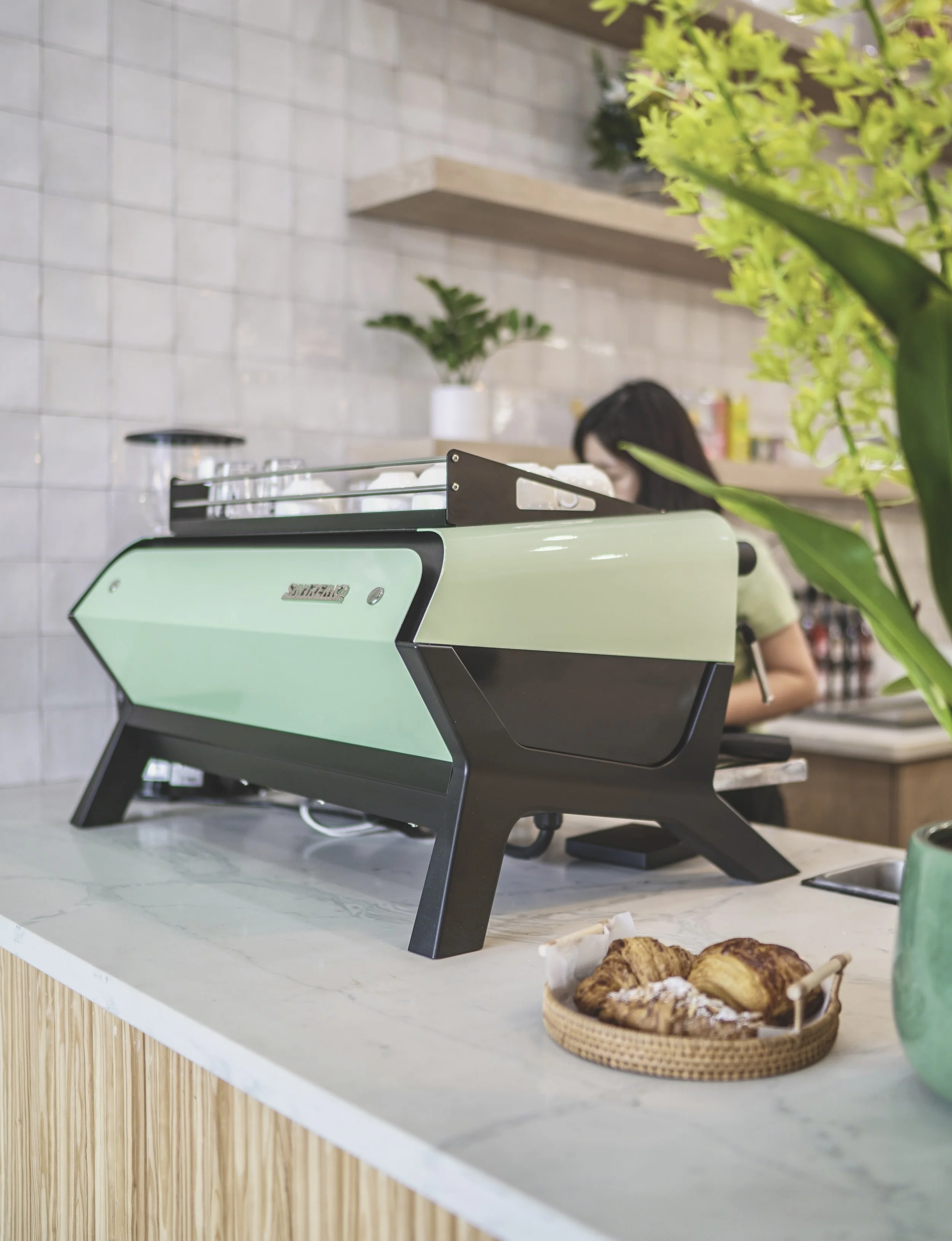 Modern bakery cafe espresso  machine