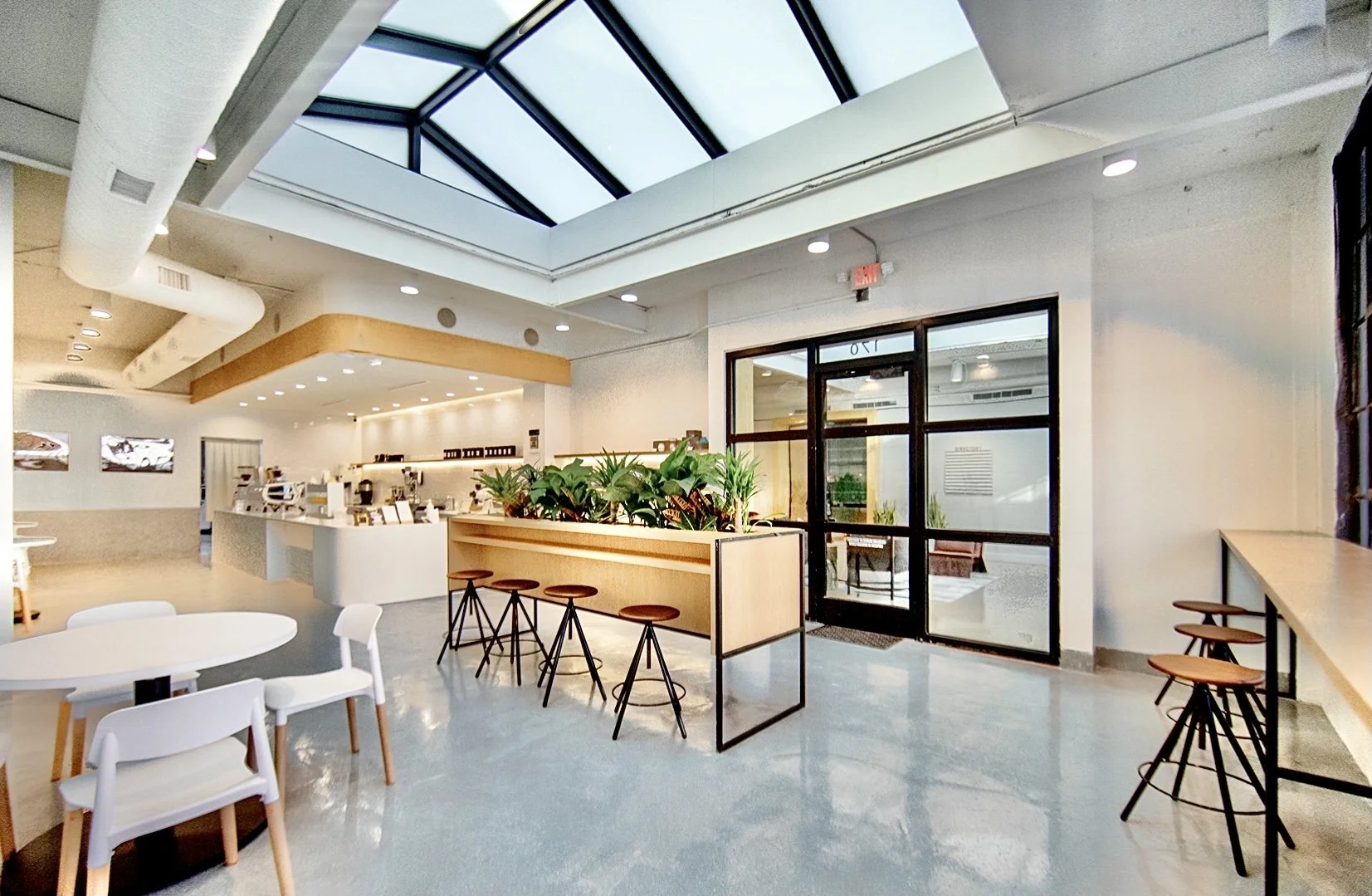 Modern interior Coffee shop cafe