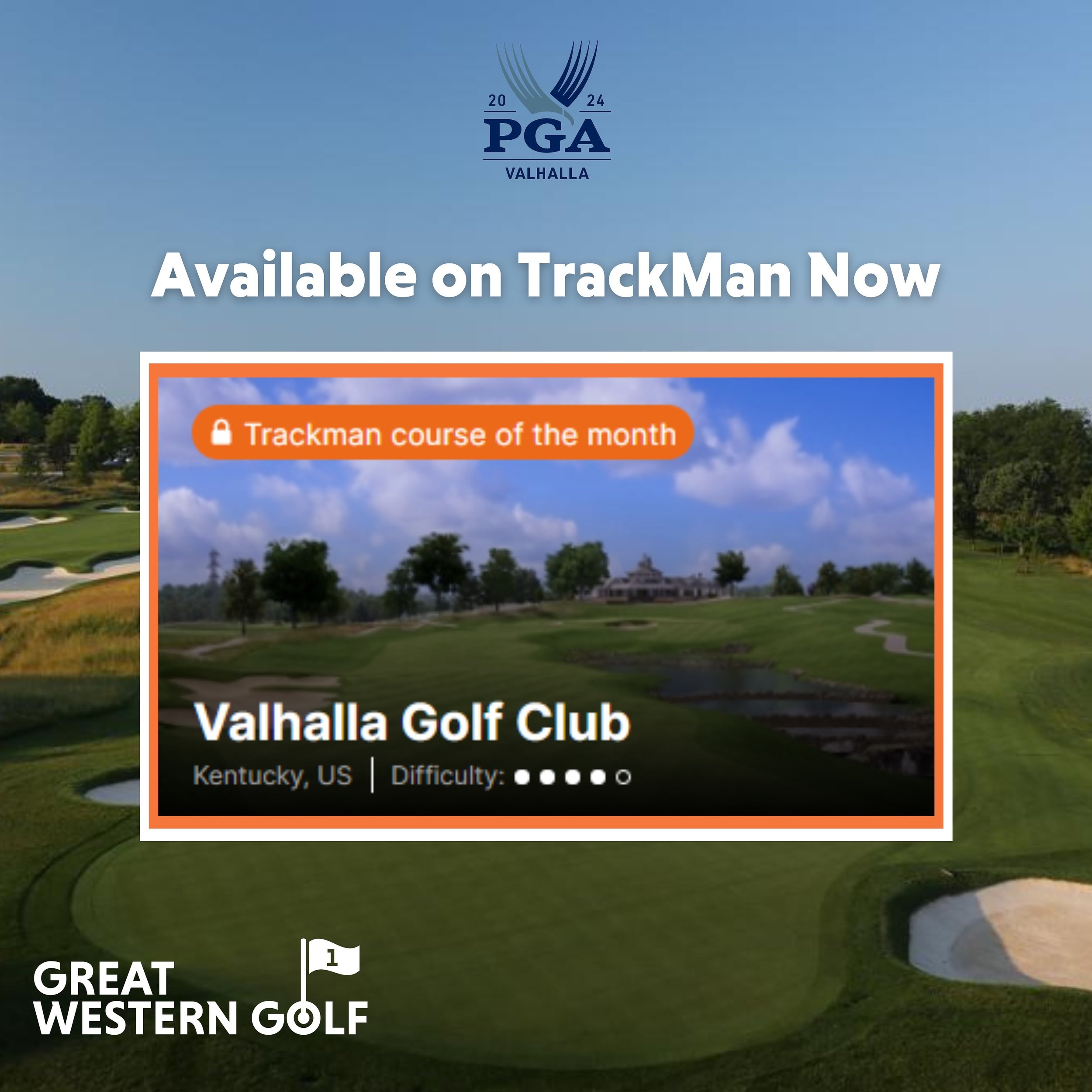 Valhalla is available to play on TrackMan NOW!!! 🏌🏻&zwj;♂️ 🇺🇸