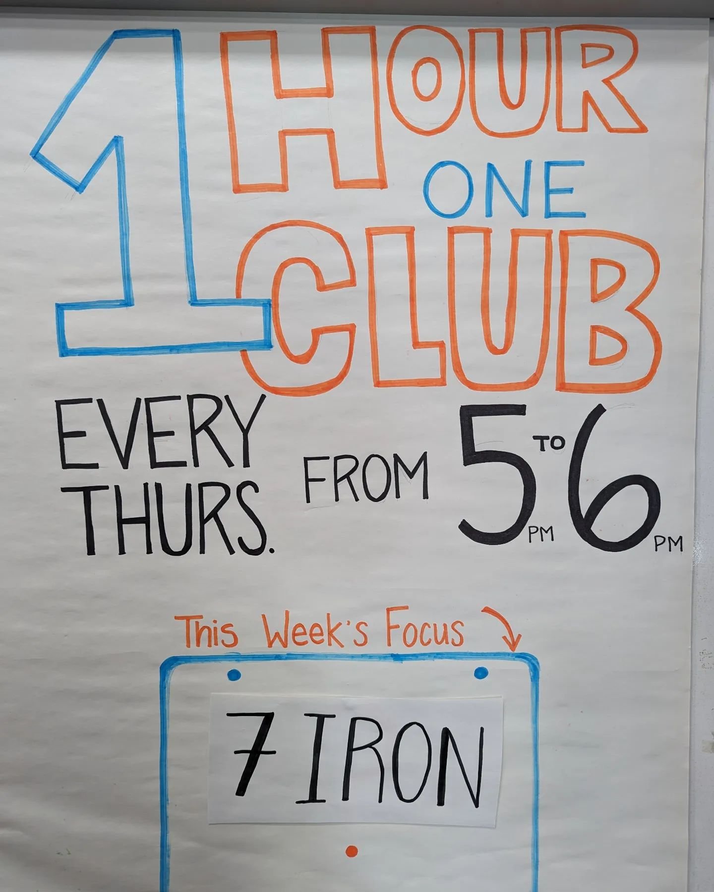 Get signed up for our one hour one club this week to learn all the different shots you can play with a 7 iron. 🏌️&zwj;♂️🏌️⛳

To get booked in ring up reception or book online. #golf #coaching #drivingrange