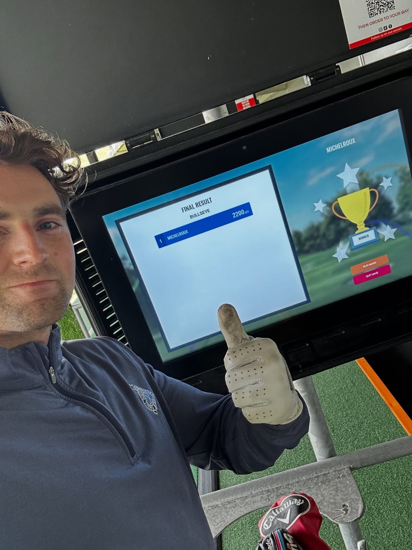 Nice one Michael! 🎯 Michael hit the magic 2200 points target in our TrackMan Bullseye Challenge and got himself &pound;25 range credit 🤩 That&rsquo;s some serious precision! Who&rsquo;s up next? ⛳️ 🤔