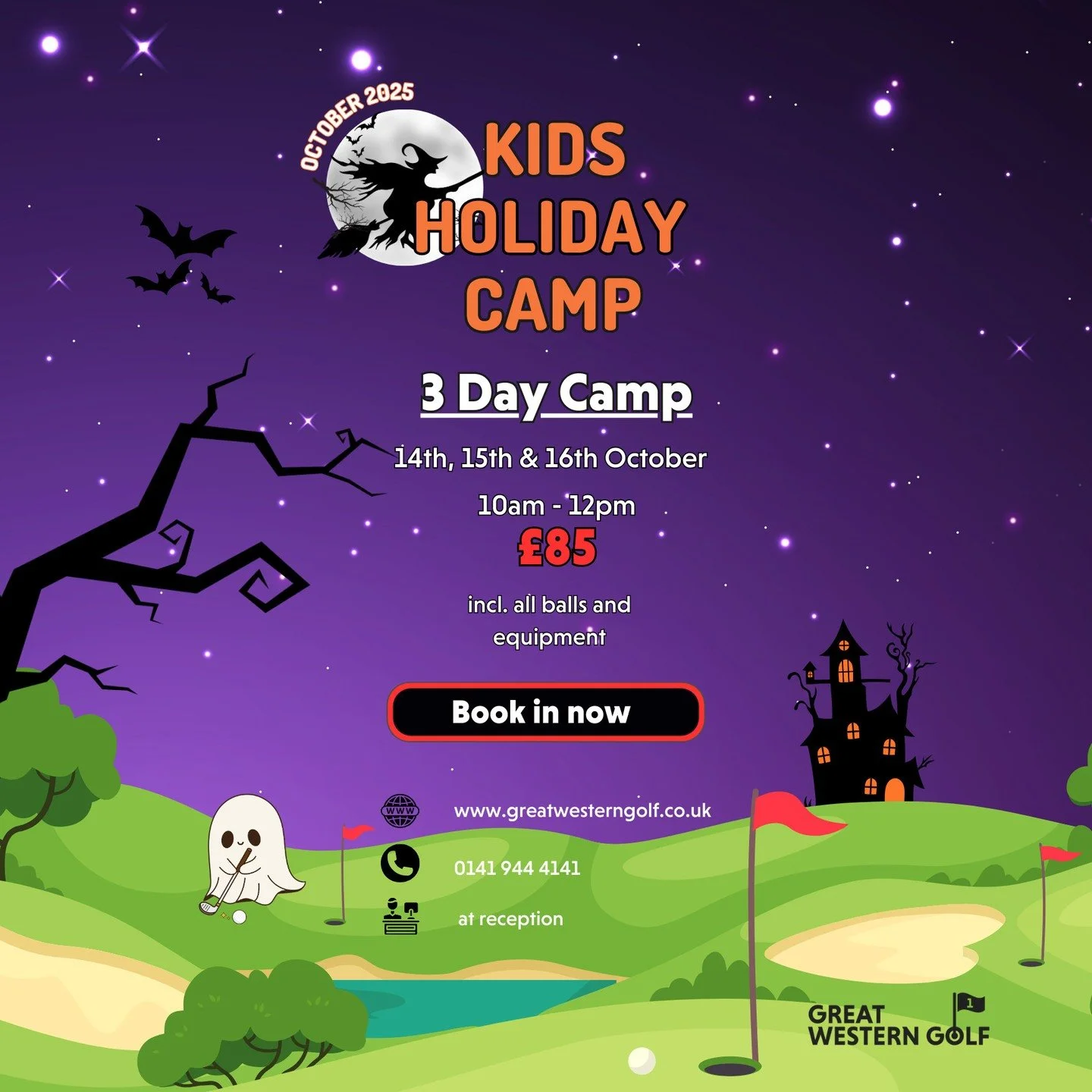 Available to book online now!! 👻