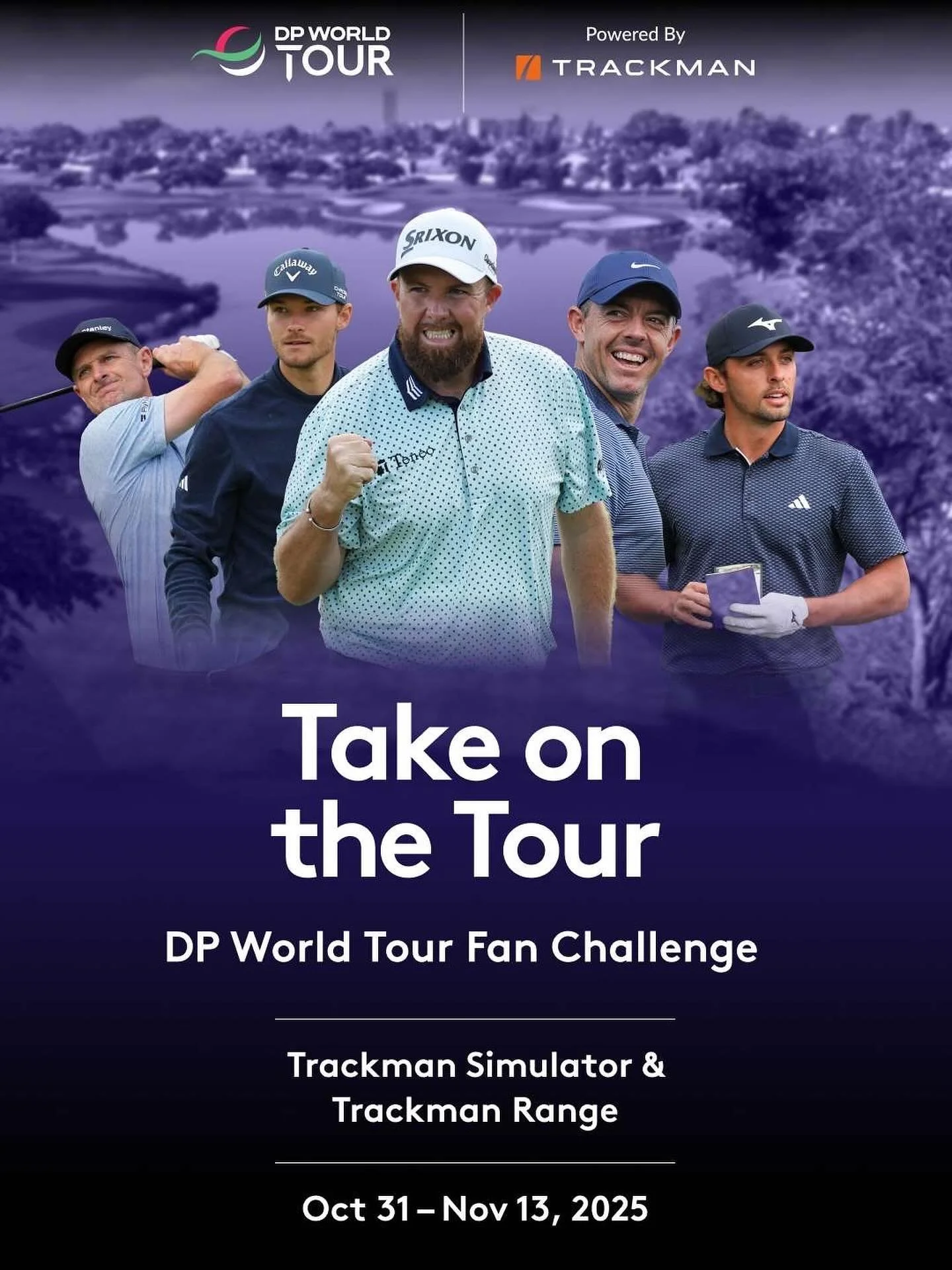 TAKE ON THE TOUR: DP WORLD TOUR FAN CHALLENGE 🚨New Trackman course available to play from 31st of October - November 13th.