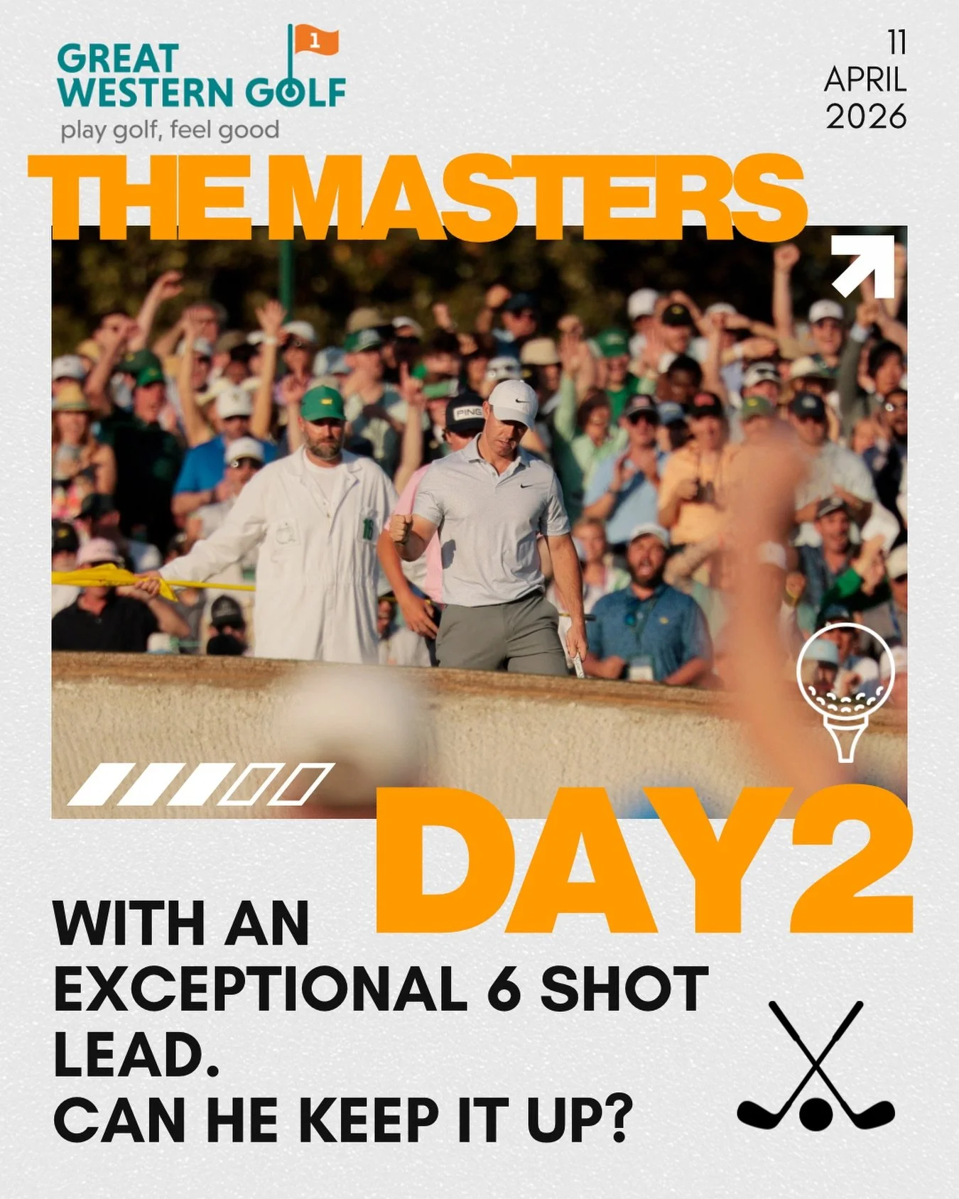 Are you watching the master? We sure are! What and exciting first two days🏌️