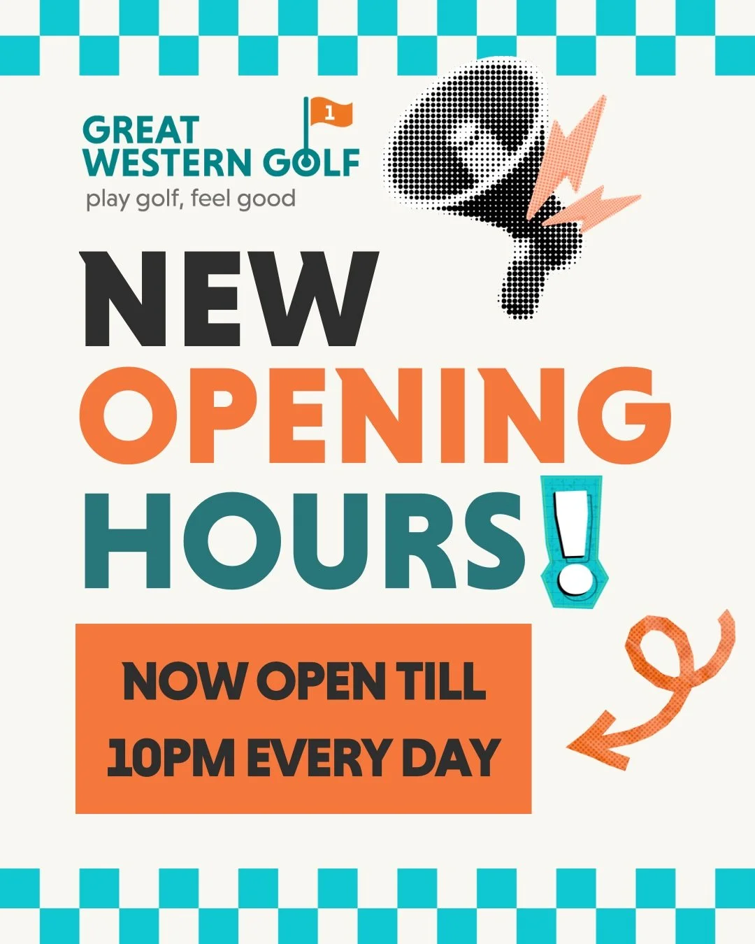 Great News! GWG is now open till 10pm at the weekends as well. 🤩