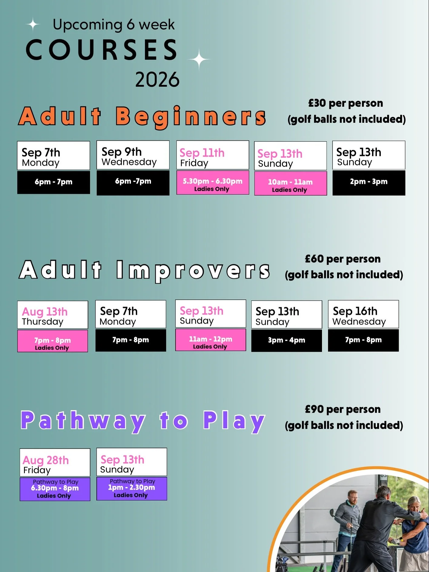 🎉 NEW 6 WEEK COURSES ARE NOW LIVE! 🎉

Our Junior &amp; Adult Courses are now available to book! 

📅 Spaces are limited and courses are expected to fill up fast, so book online now to secure your place.

We can&rsquo;t wait to see you at the range 
