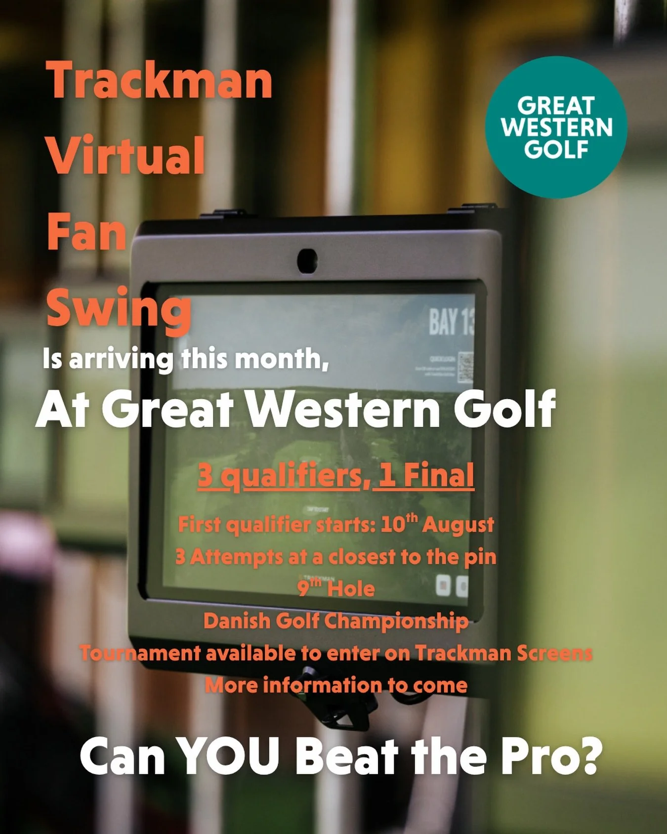 Introducing the a virtual Fan Swing. Trackman combined with DP World Tour, beat the tour Pros in a closest to the pin on 4 different stops on the tour! First 3 events are qualifiers, and if you qualify in ANY of these 3, you will be invited to compet