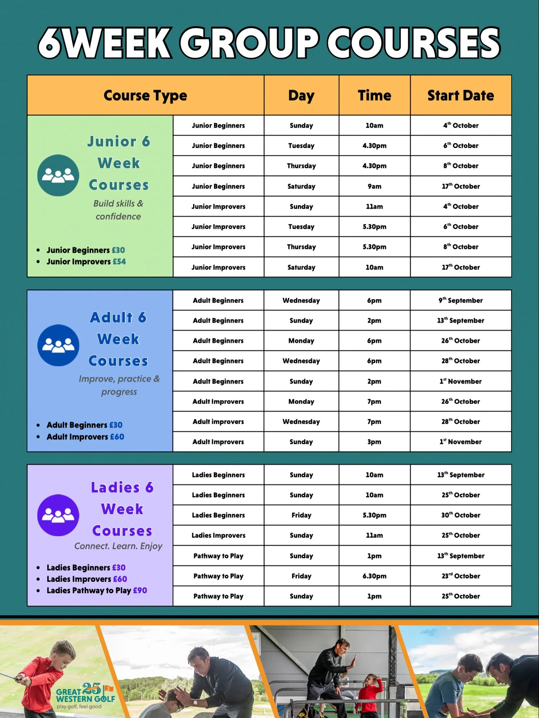 🎉 NEW 6 WEEK COURSES ARE NOW LIVE! 🎉

Our Junior &amp; Adult Courses are now available to book! 

📅 Spaces are limited and courses are expected to fill up fast, so book online now to secure your place.

We can&rsquo;t wait to see you at the range 