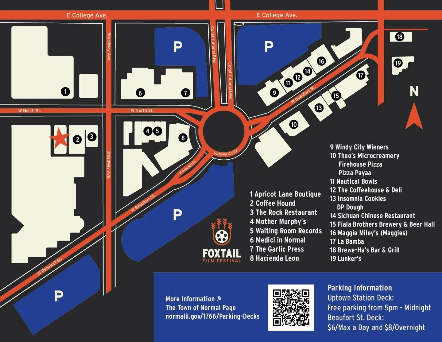 &ldquo;Where do I park?&rdquo; Here&rsquo;s some info!! 

#filmfestival #illinoisstateuniversity #studentfilm #normaltheater #blono