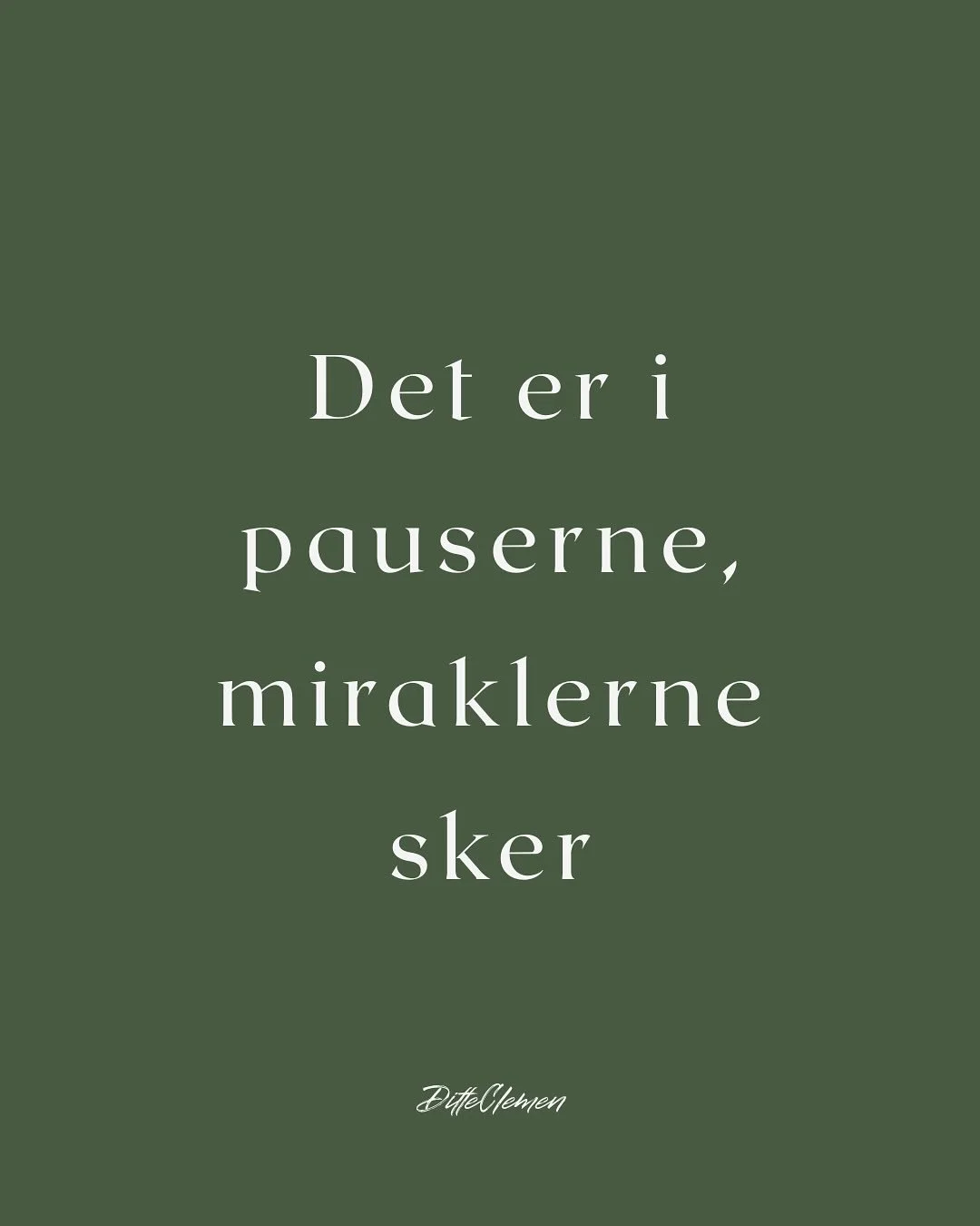 Jeg sidder i toget og pr&oslash;ver at samle mig om at skrive noget om pauser, og hvorfor de er s&aring; vigtige at v&aelig;rne om i hverdagen. Utallige unders&oslash;gelser viser, at hvis vi dagligt tager os tid til at hvile, meditere, v&aelig;re, s