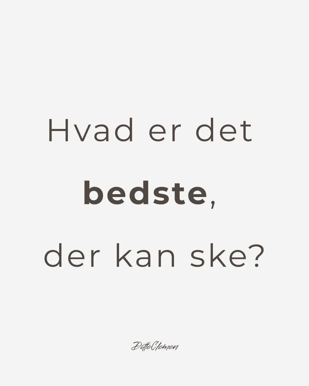 Han vendte tilbage til sp&oslash;rgsm&aring;let igen og igen, min underviser sidste uge. Karsten Munk. Heilpraktiker, holistisk terapeut og underviser i over 40 &aring;r og en omvandrende vidensbank med blik for de nyeste bev&aelig;gelser inden for s