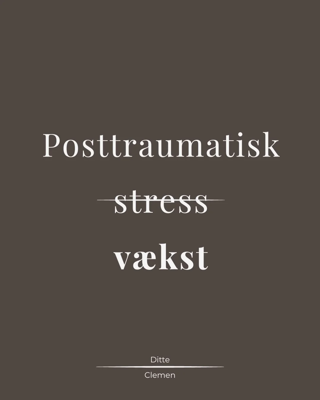 Begrebet posttraumatisk stress kender ud sikkert, men har du h&oslash;rt om posttraumatisk v&aelig;kst? Begrebet er udviklet af de amerikanske forskere Richard Tedeschi og Lawrence Calhoun i 1995. Det henviser til den positive psykologiske forandring