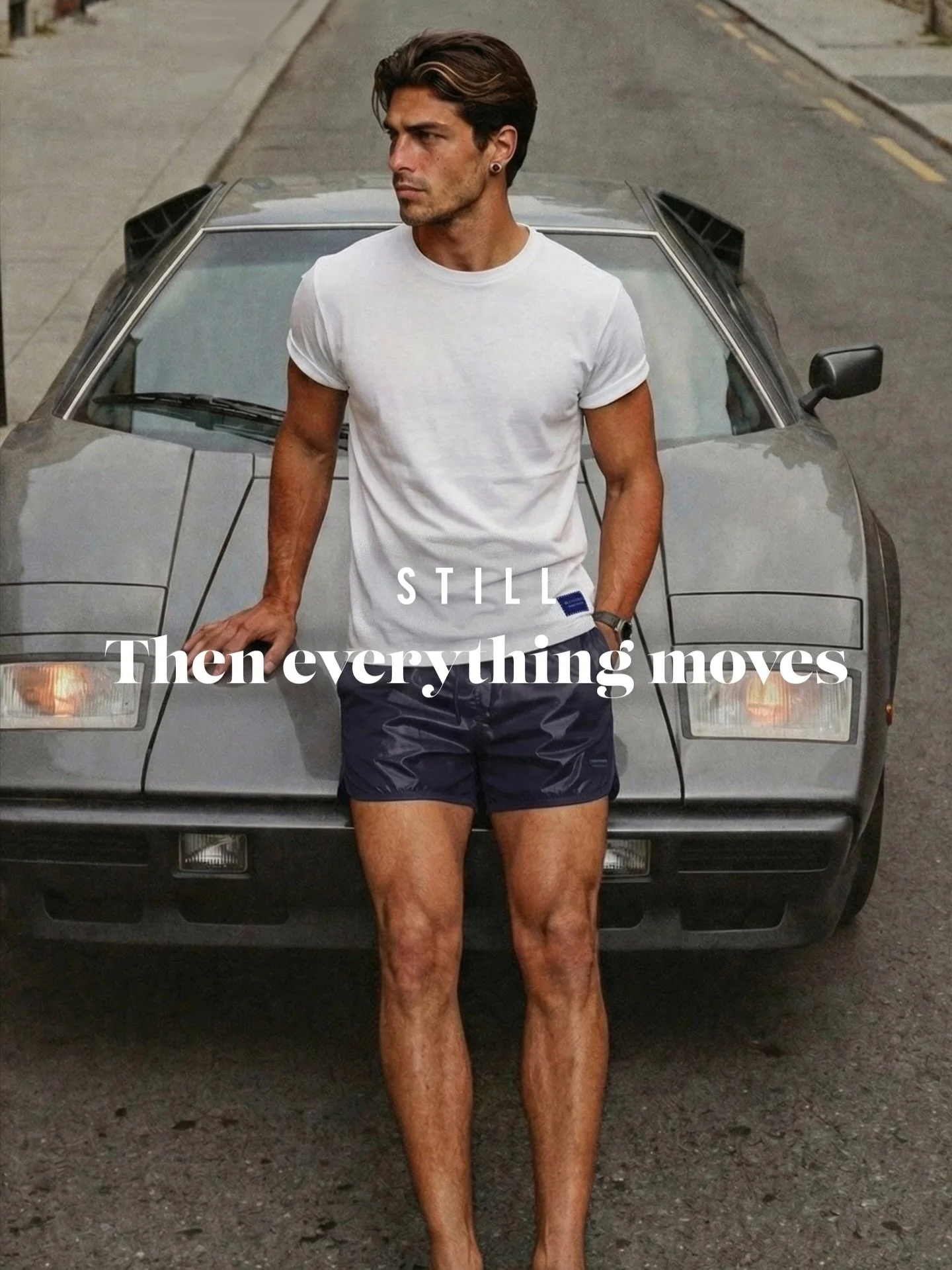 Still.
Then everything moves.

Lamborghini Countach.
Calvi on silk.

Swim trunks crafted from LVMH deadstock.
Japanese cords. Lycra lining.

Nothing extra.
Everything considered.

Pre-order soon 

Granite Island

#swimshorts #menswimwear #lamborghini