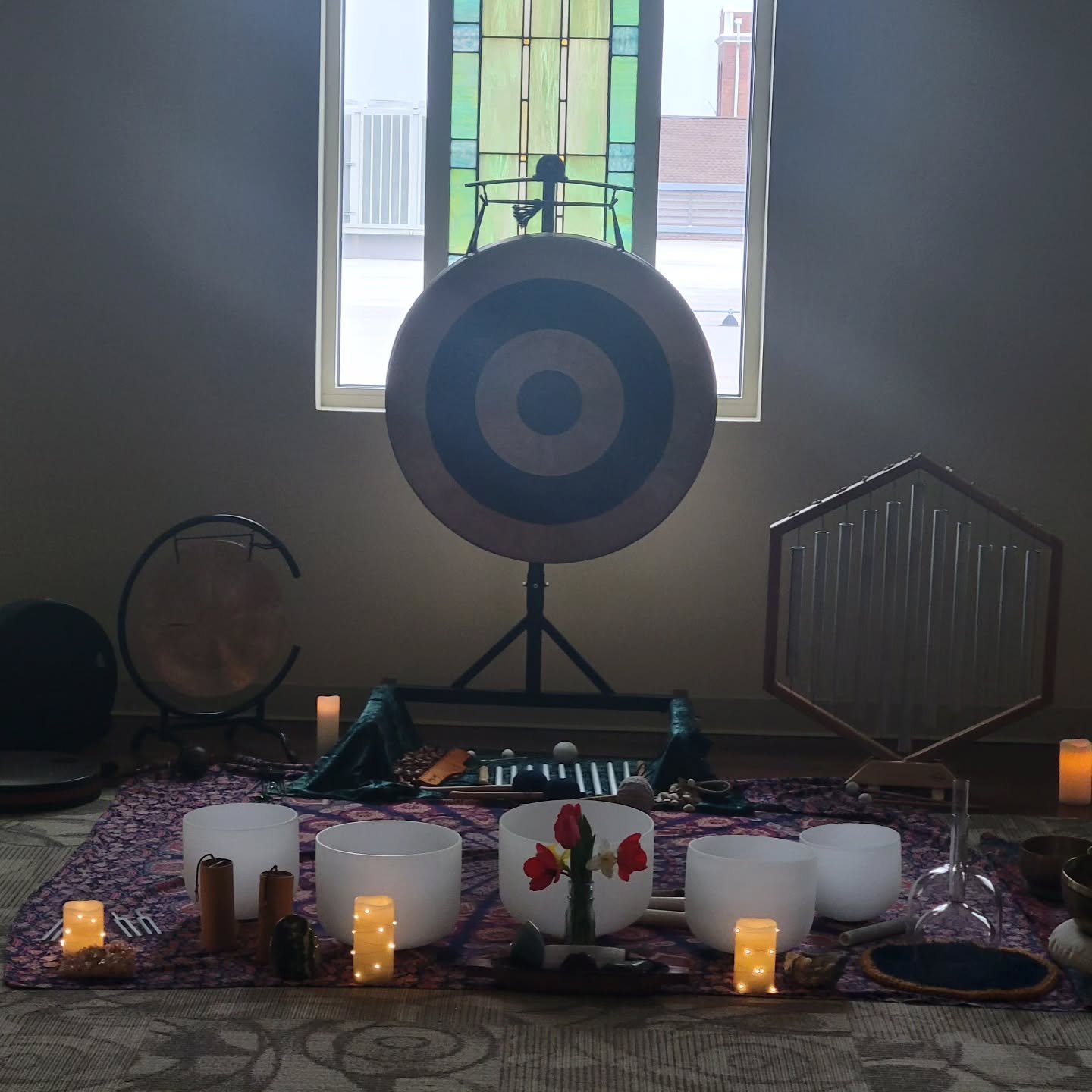 Thank you to everyone who attended the sound meditation at PCI on Wednesday. I'm so thrilled and grateful to be able offer the opportunity to relax, release, and reset to @unitypointhealth team members. The next opportunity is May 7th.