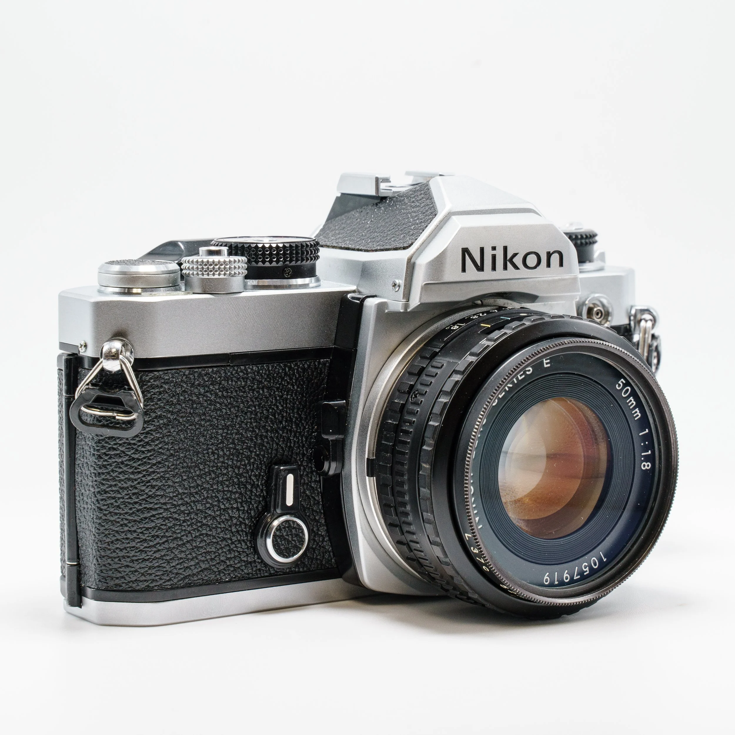 Nikon FM with Nikkor Series E 50mm f/1.8 NAI - 35mm Film Camera Kit