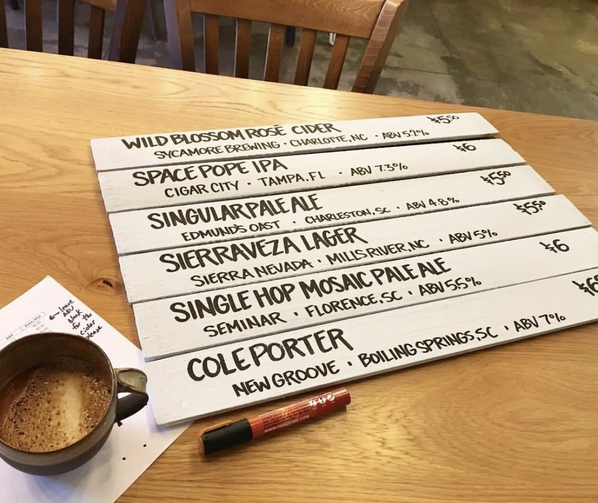 hand lettered signs — Chromatic Clay