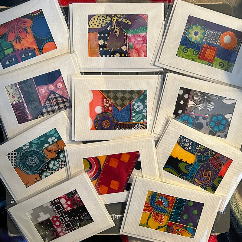 Collage Art Cards Class