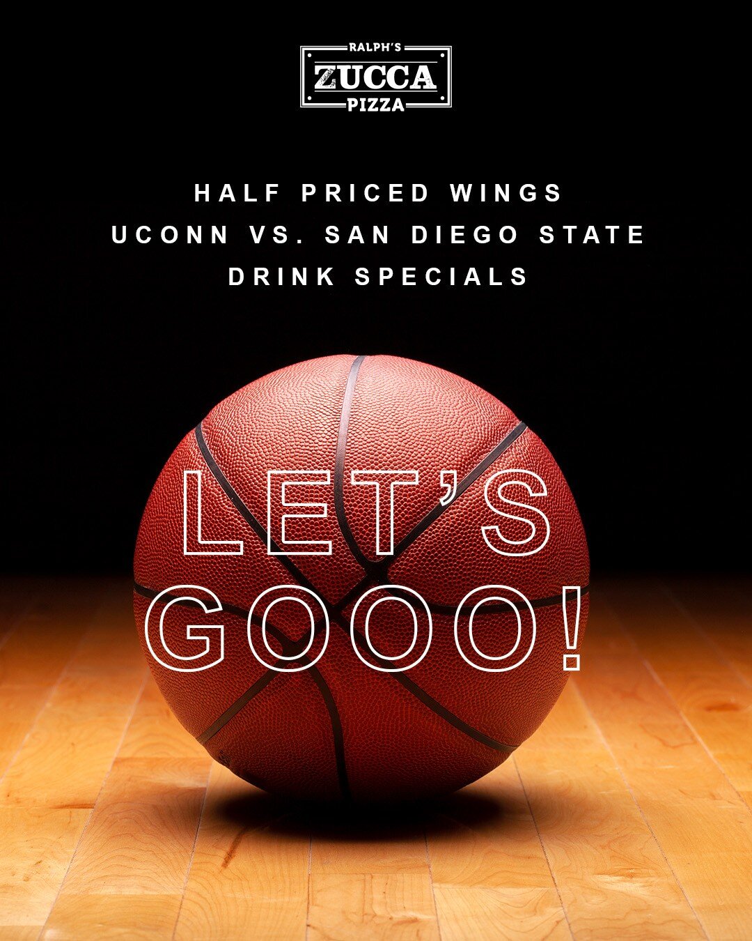 This Monday is a slam dunk 😉

🔥 Half priced wings all day (*dine-in only)

🏀 UConn vs San Diego State - 9:20

🍹 $4 house margaritas, $3 Fireball, $4 Jager, and $2.5 Domestic bottles