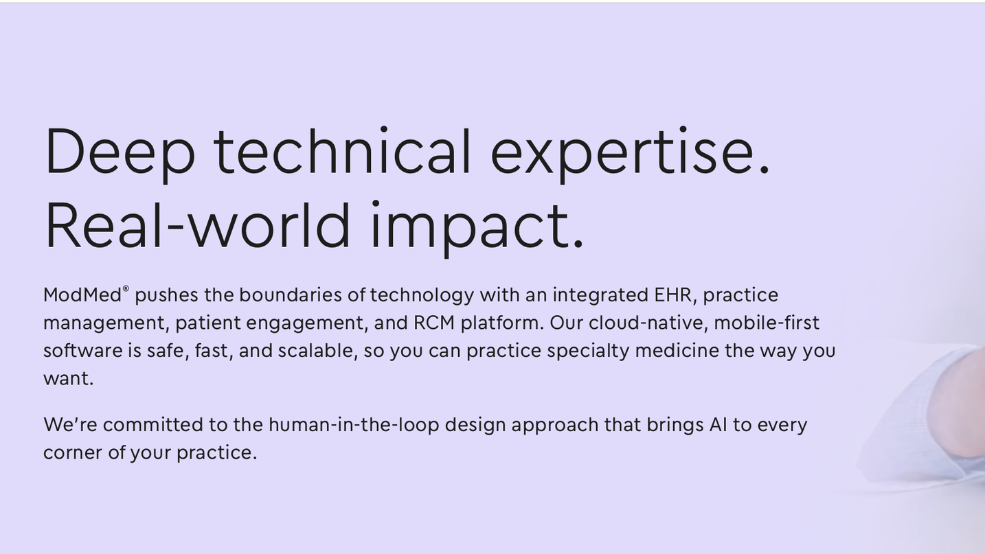 Technical Landing Page