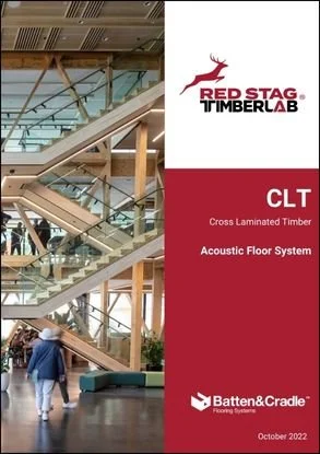 Red Stag CLT acoustic floor system technical guide