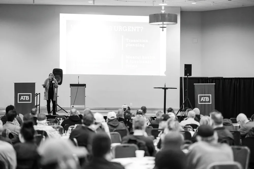 Trina McCarroll Speaking on Relationships in Agribusiness