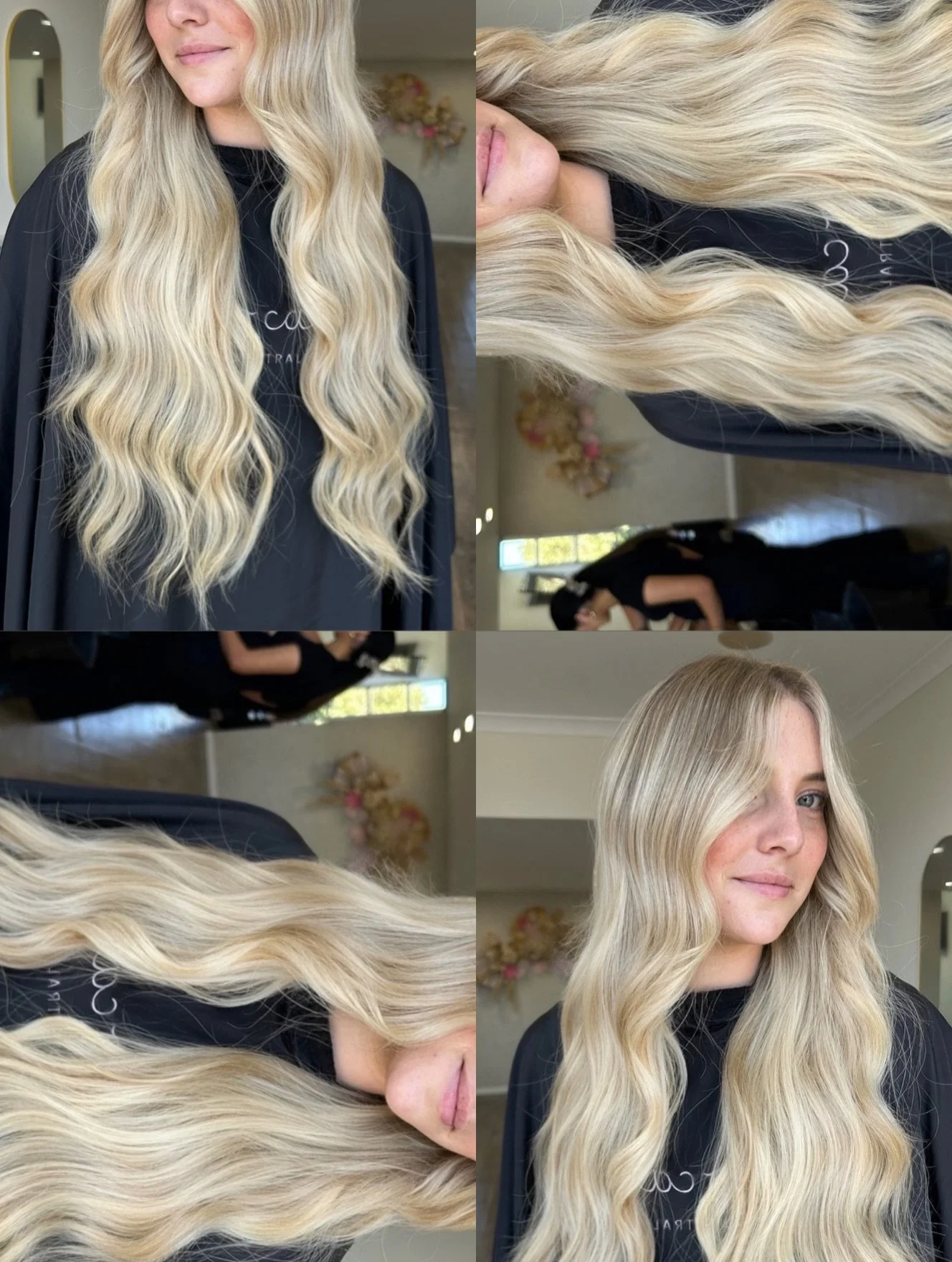 26 inches of blonde beauty ✨

Long, luxe and blended to perfection 🤍 The kind of hair that deserves its own moment.

Dream hair? Consider it delivered ✨