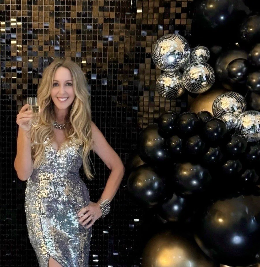 New Year's Eve balloons