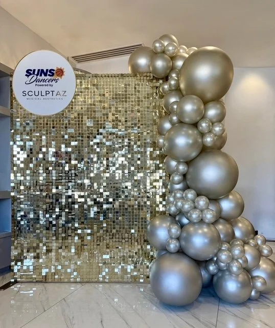 gold shimmer wall Phoenix Suns SculptAZ