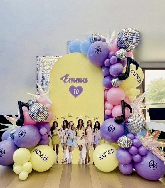 Katseye girl birthday TikTok pink purple yellow blue