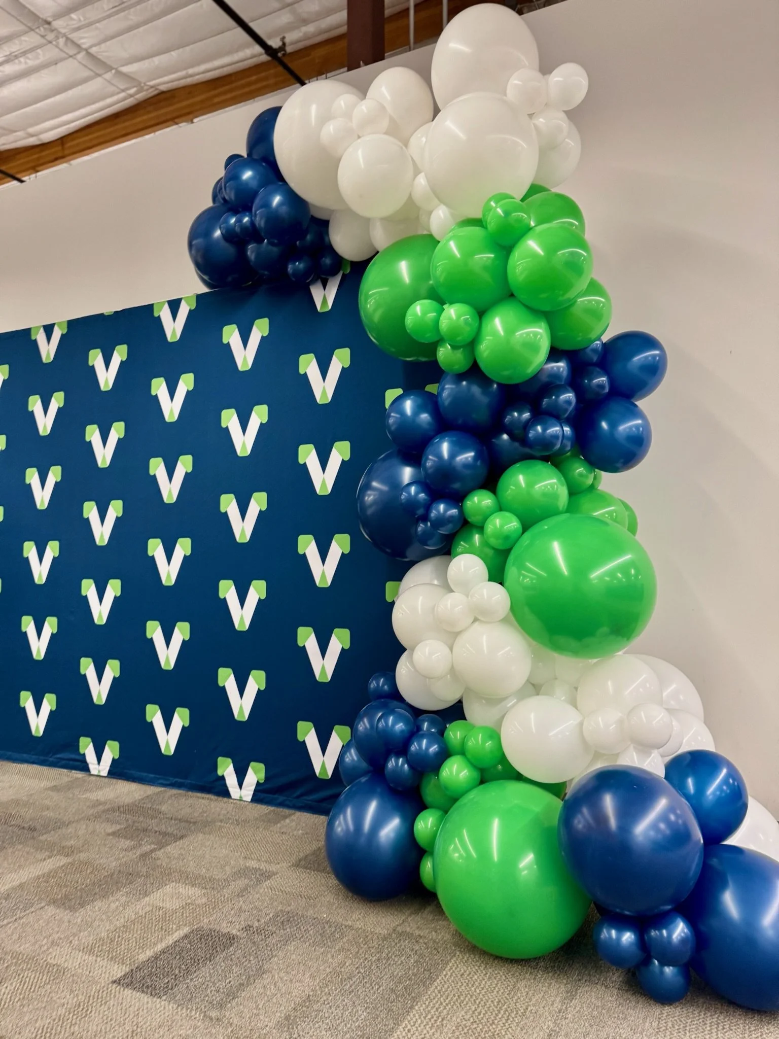 Business balloon display marketing