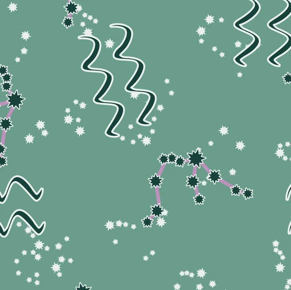 Zodiac Aquarius Green