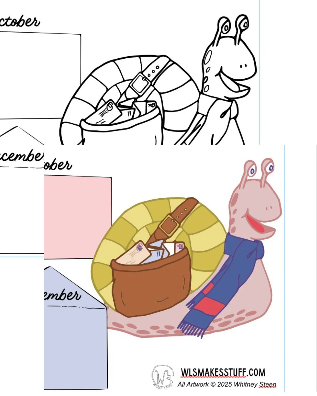 For week 4 in my illustration process series &ndash; we&rsquo;re adding color! I am very indecisive about color and so I prefer to do all my coloring in the computer where it&rsquo;s easier to tweak. This time I made it a little easier on myself by u